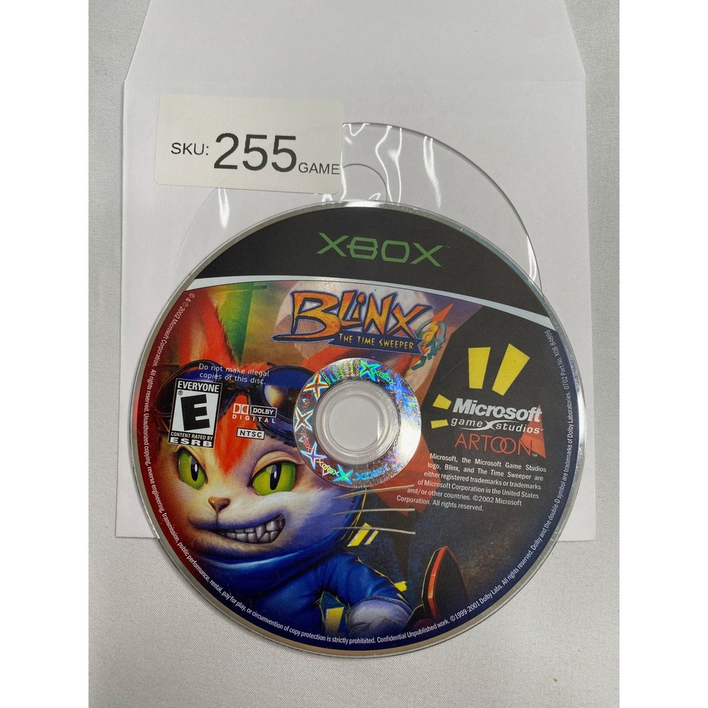 Blinx The Time Sweeper Microsoft Xbox